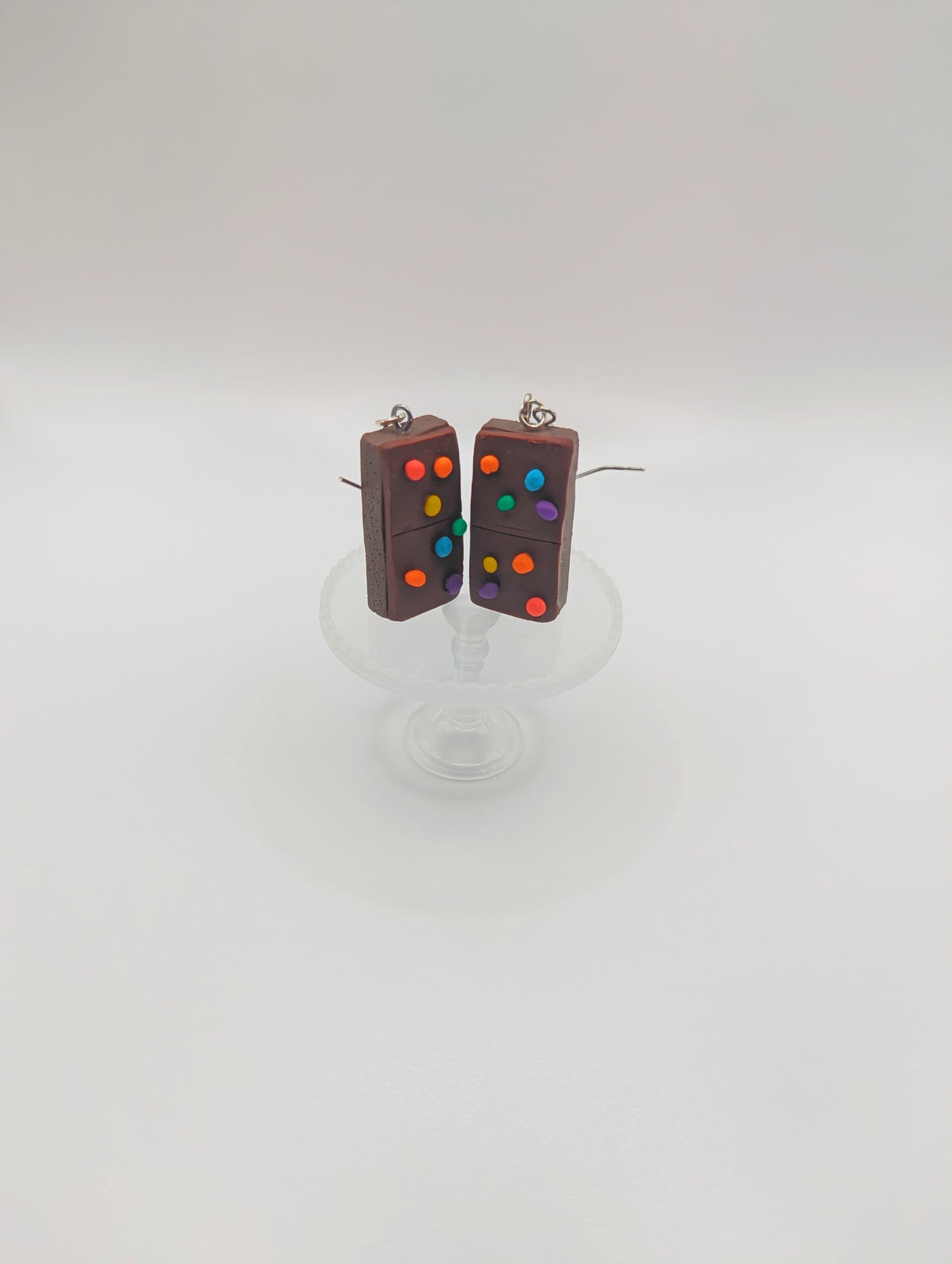 Rainbow Brownie Earrings